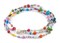 The Bead Chest Recycled Paper Bead Necklace from Uganda - Fair Trade African Jewelry (Circus Medley)